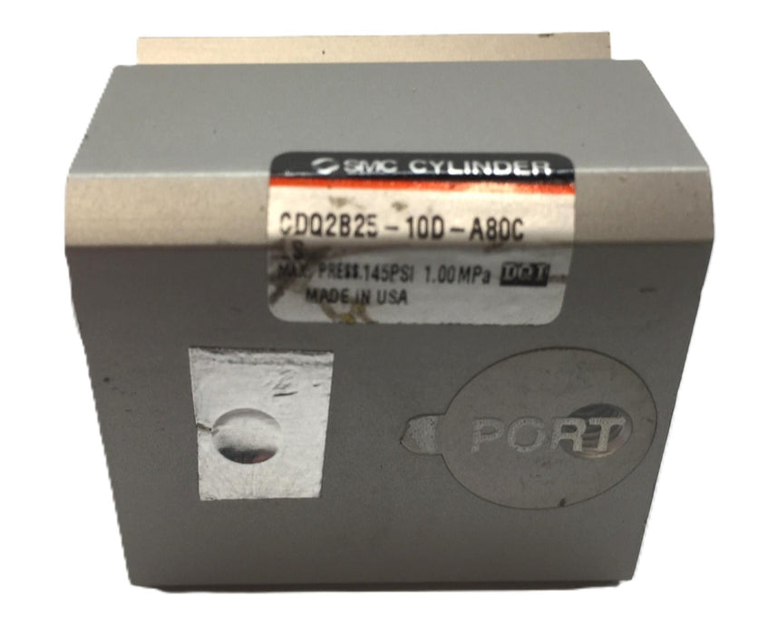 SMC Compact Pneumatic Cylinder CDQ2B25-10D-A80C USED