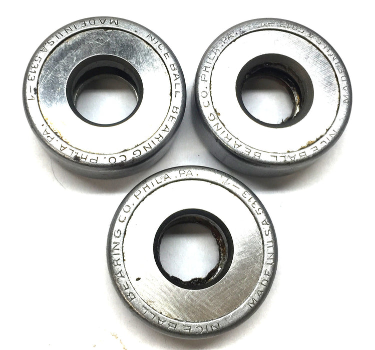 Nice Shielded Roller Ball Bearing 5313-1 (No Box) [Lot of 3] NOS