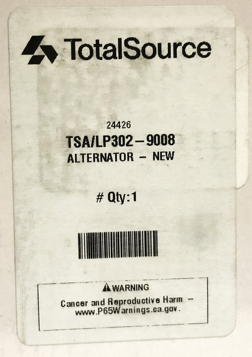 Total Source Forklift Alternator LP302-9008 NOS