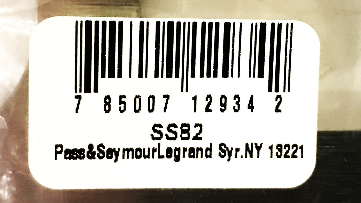 Pass & Seymour Stainless Steel 2-Gang 4-Hole Wall Plate SS82 [Lot of 10] NOS