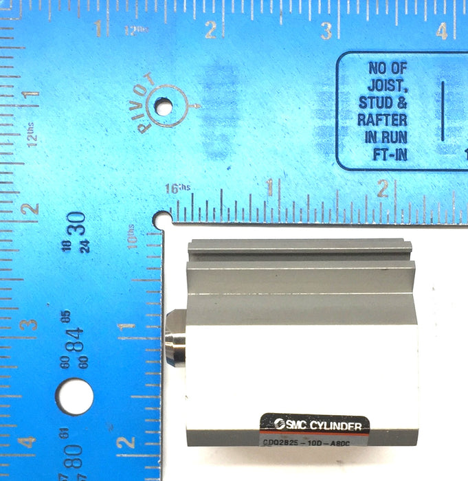 SMC Compact Pneumatic Cylinder CDQ2B25-10D-A80C USED