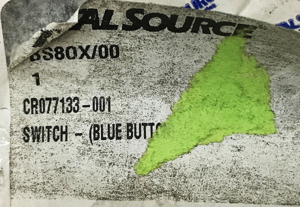 Total Source Crown Blue Button Switch CR077133-001 [Lot of 2] NOS