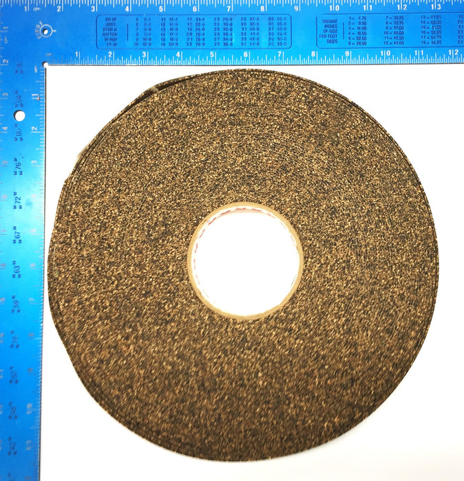 Pres-On Cork Rubber Tape 1" Width x 100' Length w/Acrylic Adhesive P10806 NOS