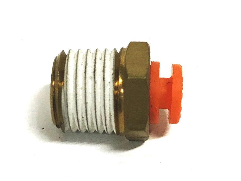 SMC 1/4 NPT x 5/32 Push Connect Coupling KQH03-35S [Lot of 17] NOS