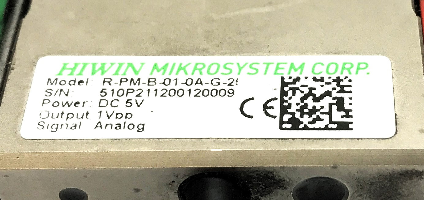 Hiwin Mikrosystem Corp. Linear Bearing R-PM-B-01-0A-G-25 USED