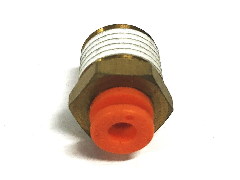 SMC 1/4 NPT x 5/32 Push Connect Coupling KQH03-35S [Lot of 17] NOS