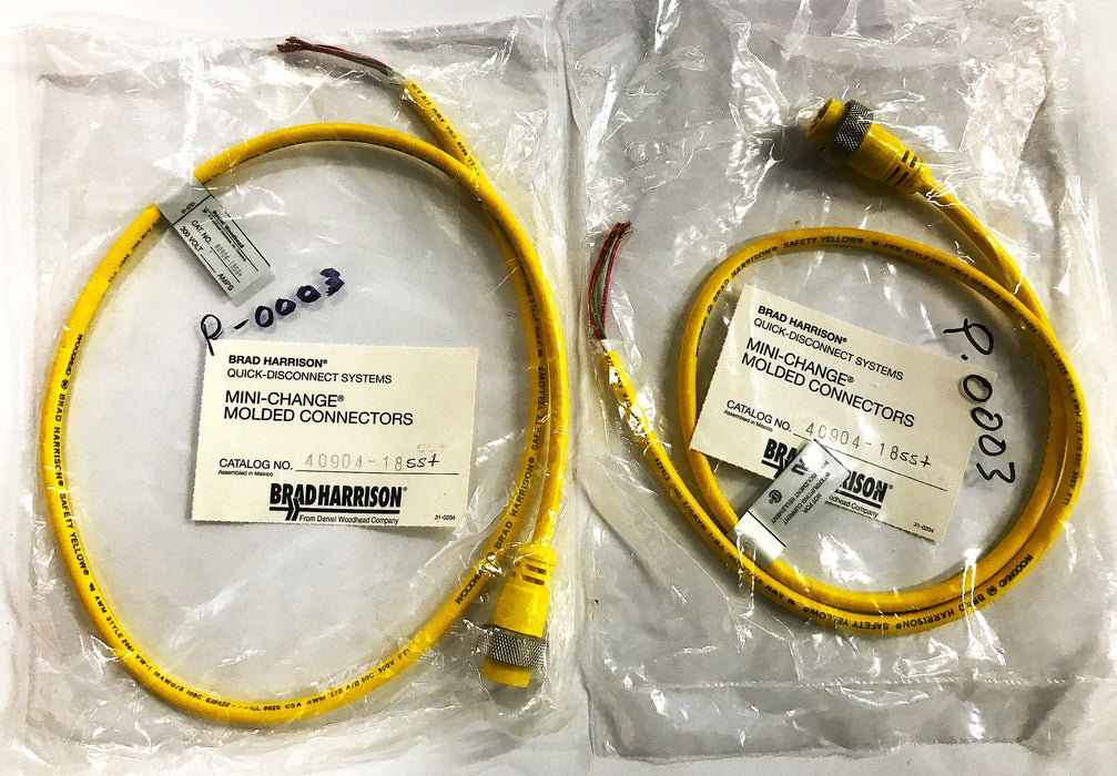 Brad Harrison Mini-Change Cord Set 40904-18SST [Lot of 2] NOS