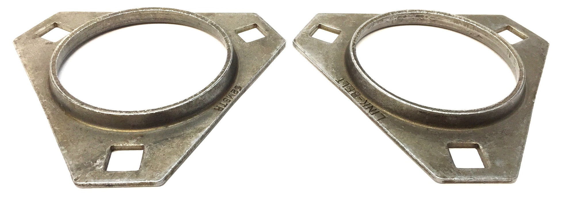 Link-Belt Three-Bolt Triangle Flange Mount Housing 62MSTR [Lot of 2] NOS
