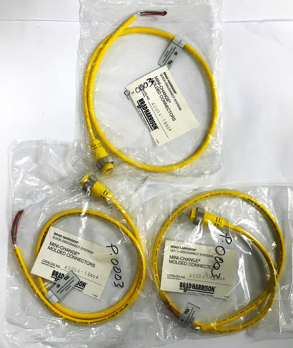 Brad Harrison Mini-Change Cord Set 40904-18SST [Lot of 3] NOS