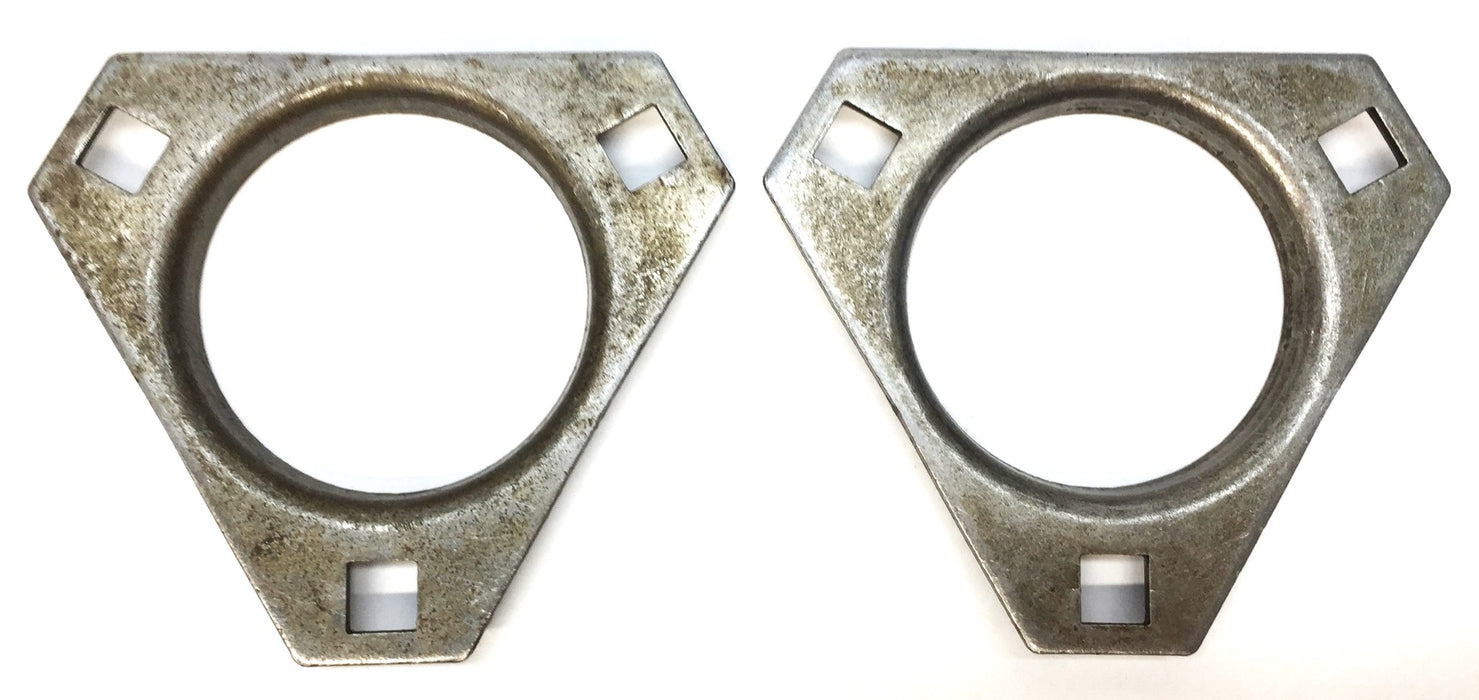 Link-Belt Three-Bolt Triangle Flange Mount Housing 62MSTR [Lot of 2] NOS