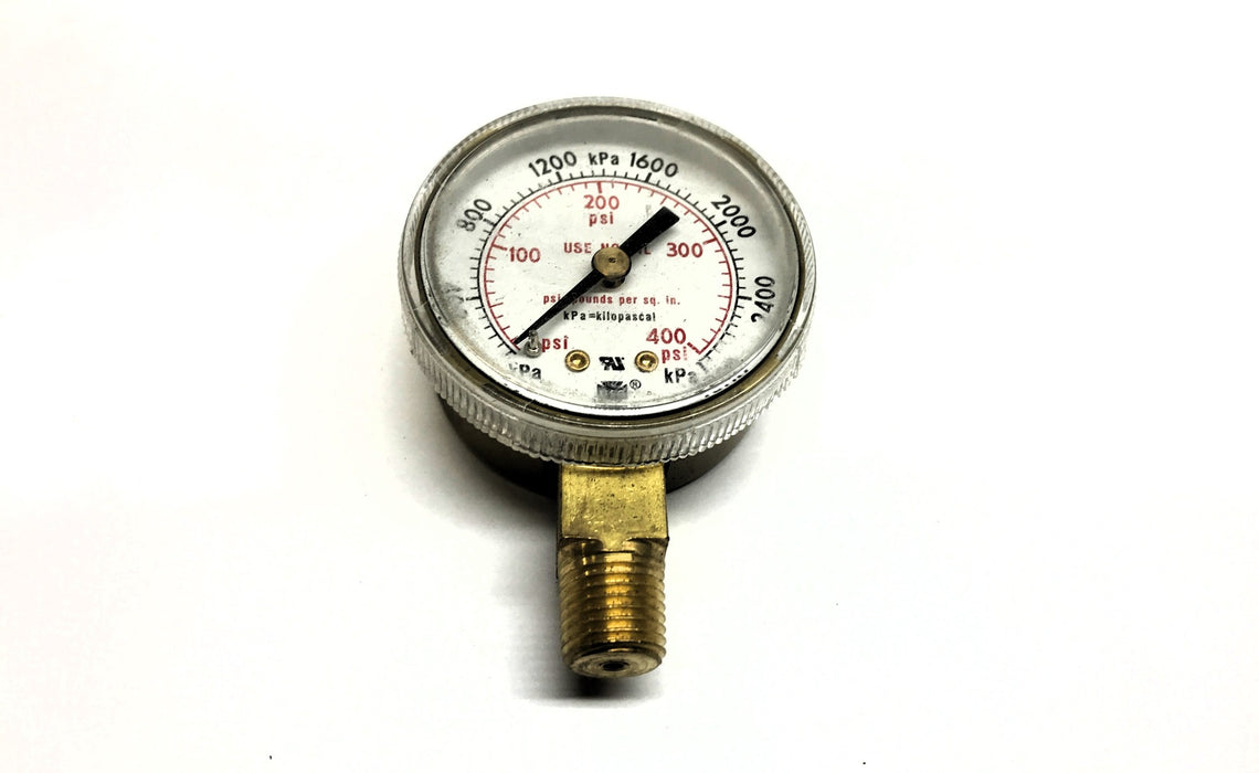 Victor 2" x 400 PSIG Air Pressure Gauge 1424=0017 NOS