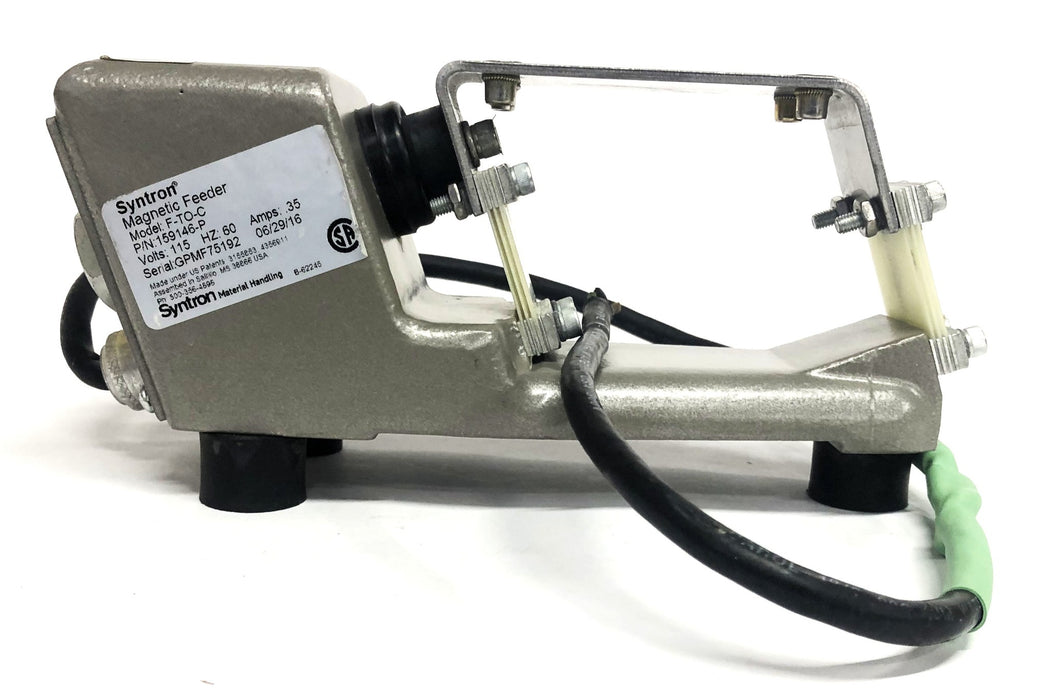 Syntron 115V 60Hz .35AMP F-T0-C Magnetic Feeder 159146-P USED