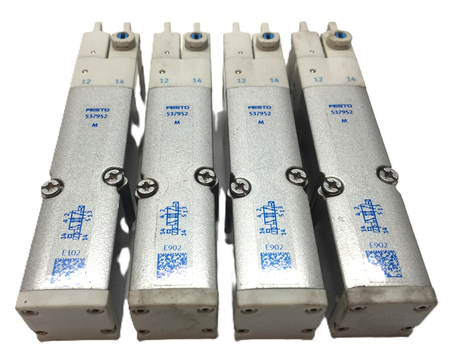 Festo Solenoid Valve 537952 [Lot of 4] (757868) USED