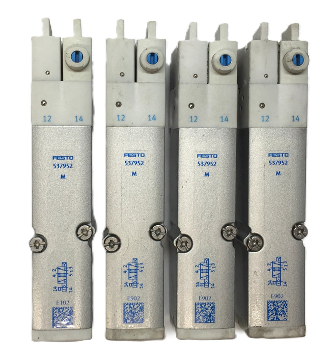 Festo Solenoid Valve 537952 [Lot of 4] (757868) USED