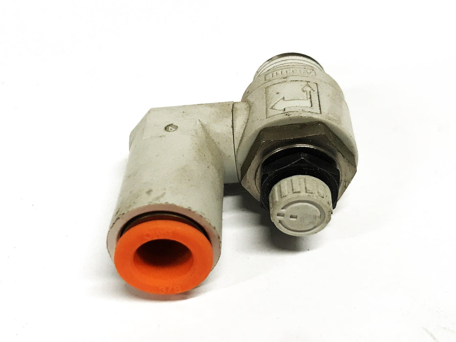 SMC 10mm x 3/8 BSPT Air Flow Control Valve AS3311F [Lot of 3] NOS