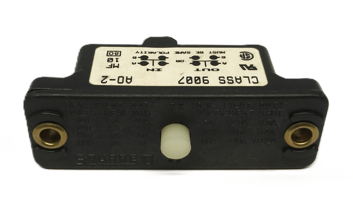 Square D Snap Action Limit Switch Class 9007 AO-2 [Lot of 3] NOS
