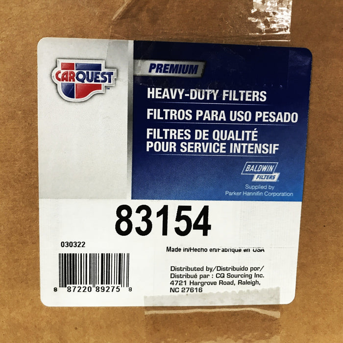 CarQuest Heavy Duty Air Filter 83154 NOS