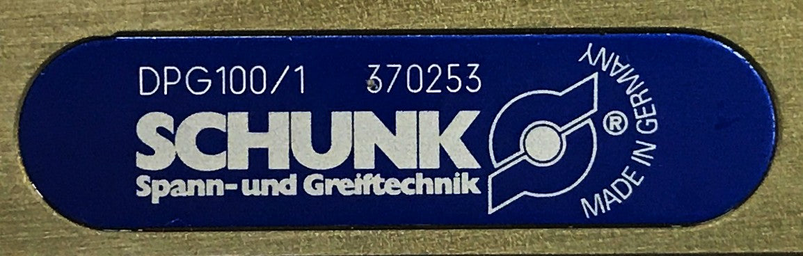 Schunk Sealing Universal Gripper DPG100/1-370253 NOS