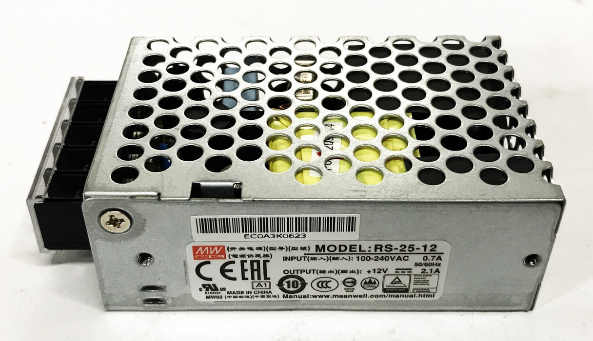 Mean Well Switching Power Supply RS-25-12 [Lot of 3] NOS
