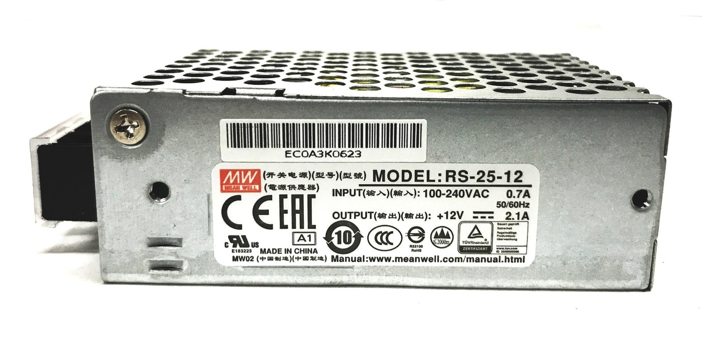 Mean Well Switching Power Supply RS-25-12 [Lot of 3] NOS