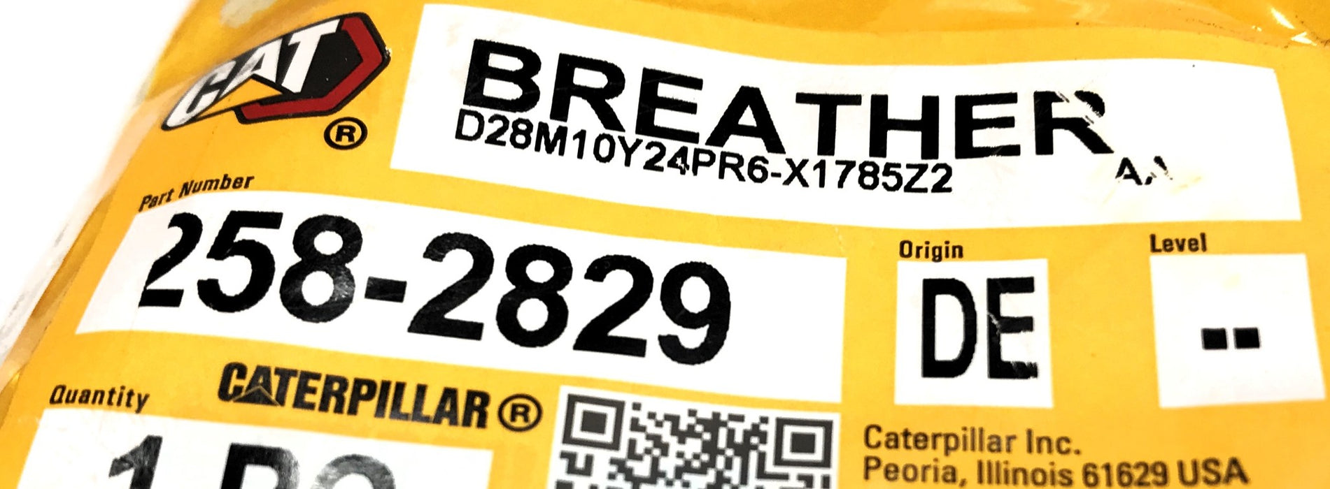 CAT Breather 258-2829 NOS