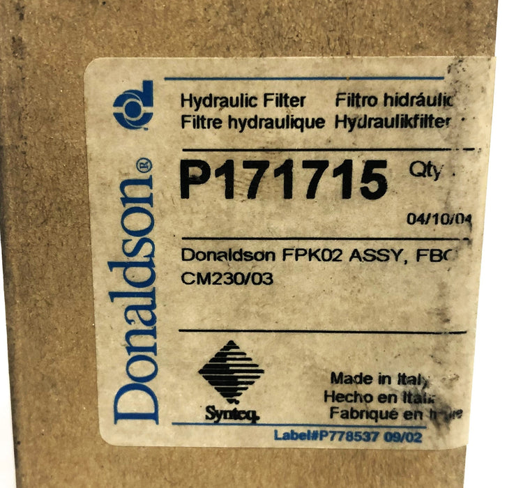 Donaldson Hydraulic Filter P171715 NOS