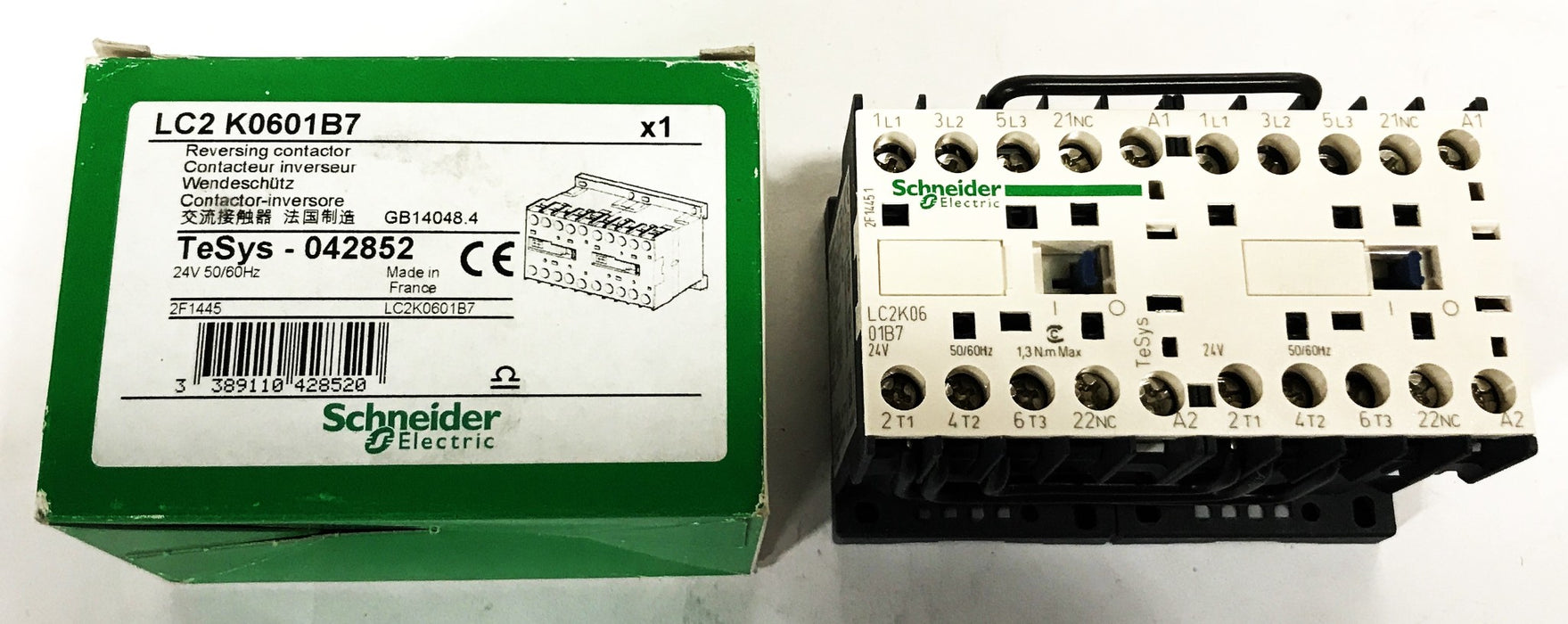 Schneider Electric Reversing Contactor LC2-K0601B7 NOS
