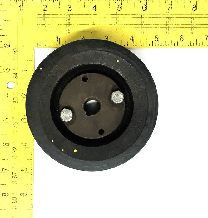 TB Woods 2 Groove Pulley With Taper Lock Bushing 2HB4.7QT USED