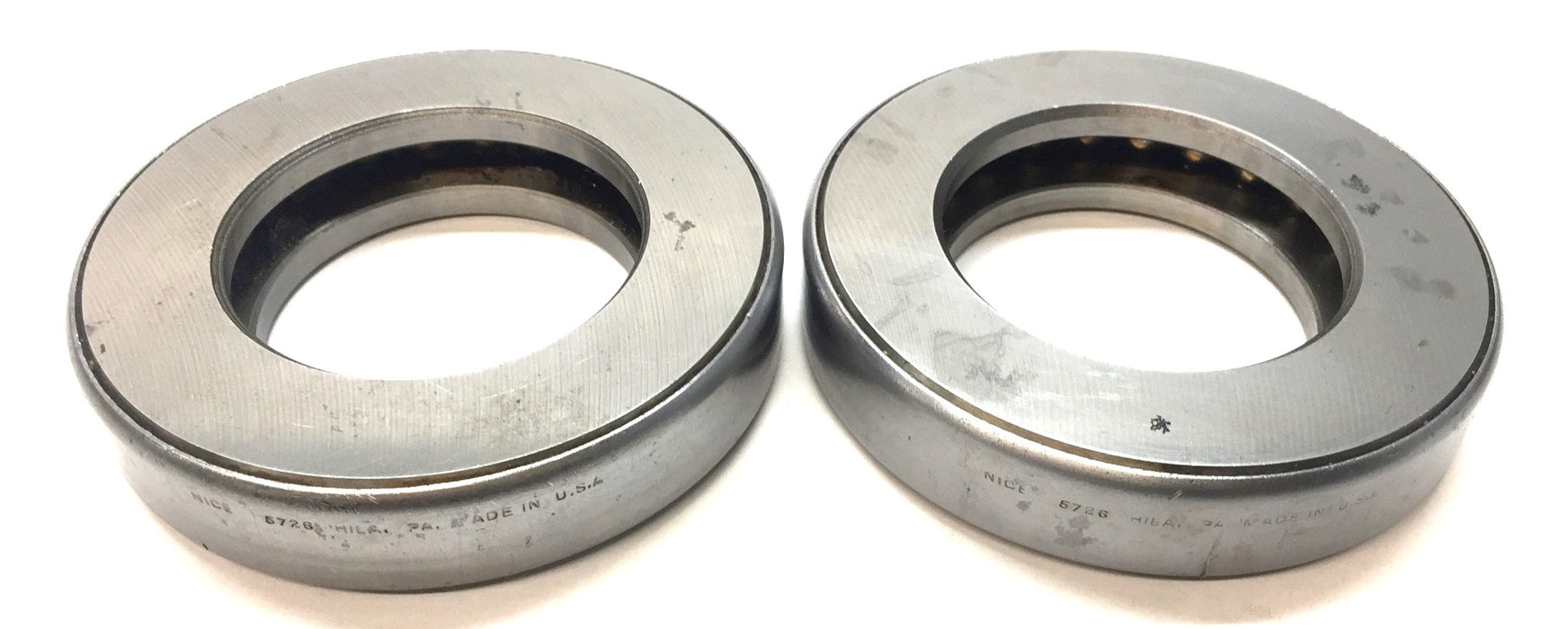 Nice Ball Bearing Co. Thrust Ball Bearing 5726 [Lot of 2] NOS