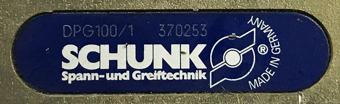 Schunk Sealing Universal Gripper DPG100/1-370253 USED