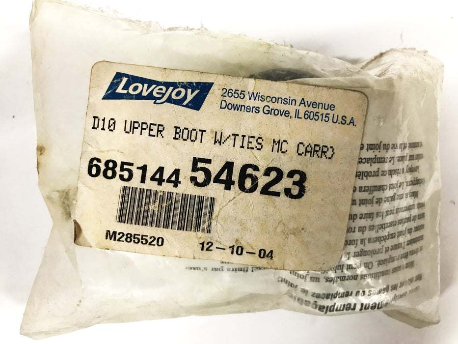 Lovejoy D10 Upper Boot and Ties 685144-54623 NOS