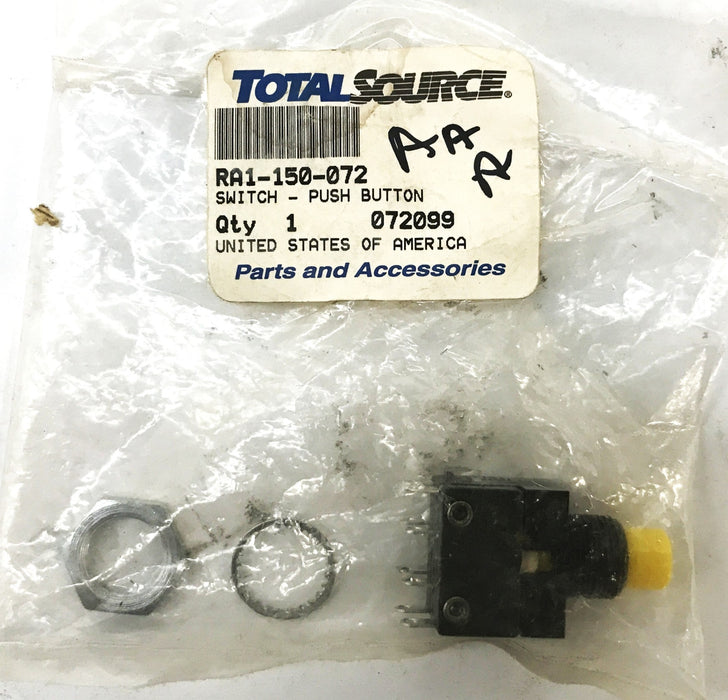 Total Source Raymond Push Button Panel Switch RA1-150-072 NOS