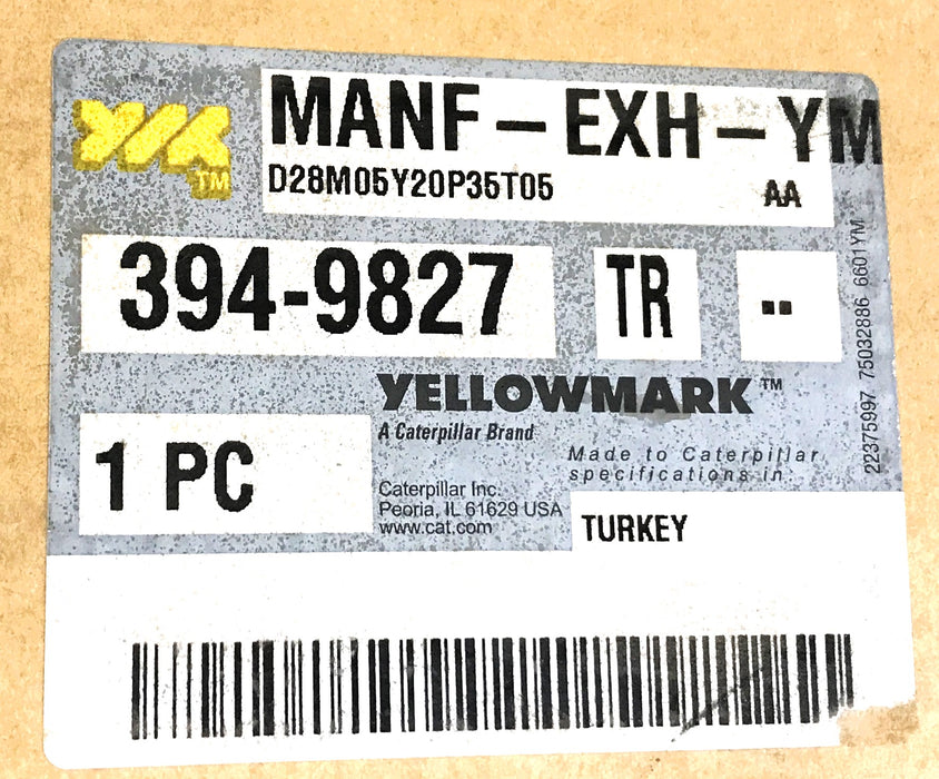 CAT Yellowmark Exhaust Manifold 394-9827 NOS