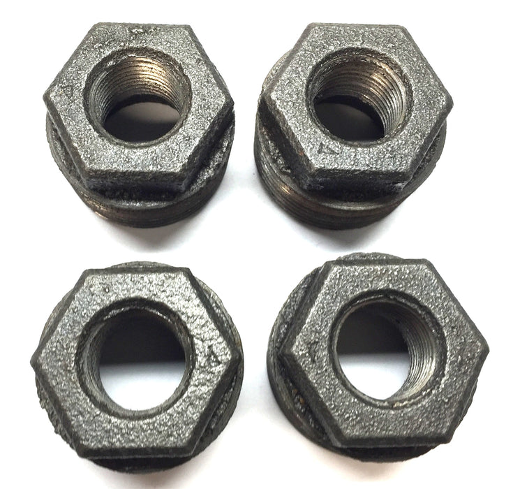 Unbranded Schedule 40 Black 1" x 3/8" Hex Bushing 13356-3D [Lot of 4] NOS