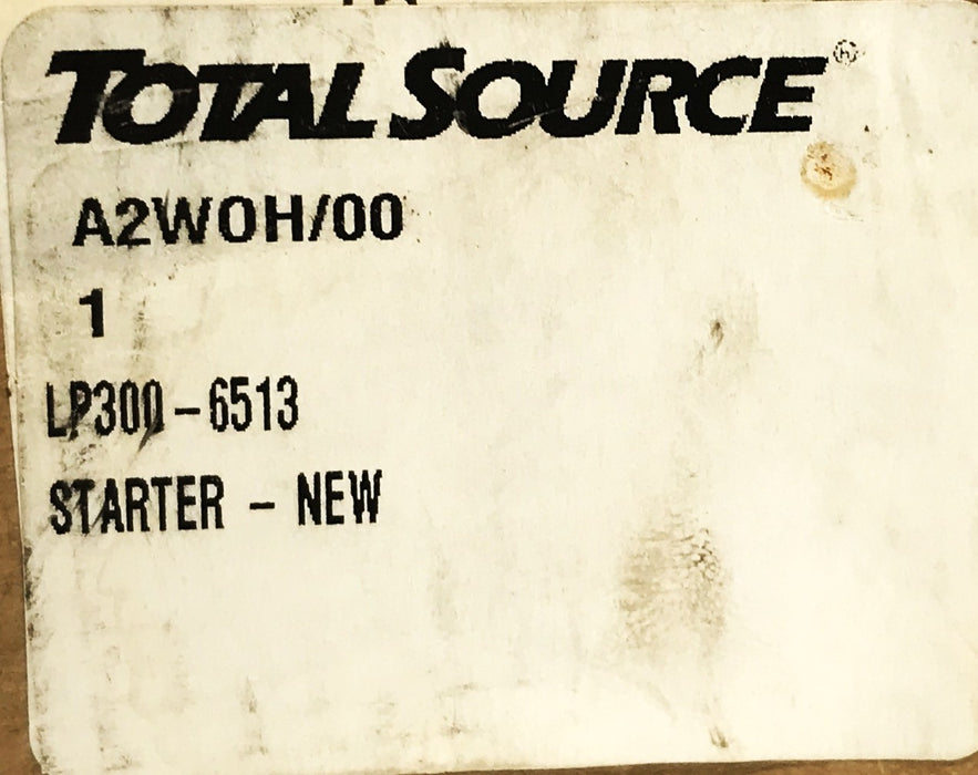 Total Source Forklift Starter LP300-6513 NOS