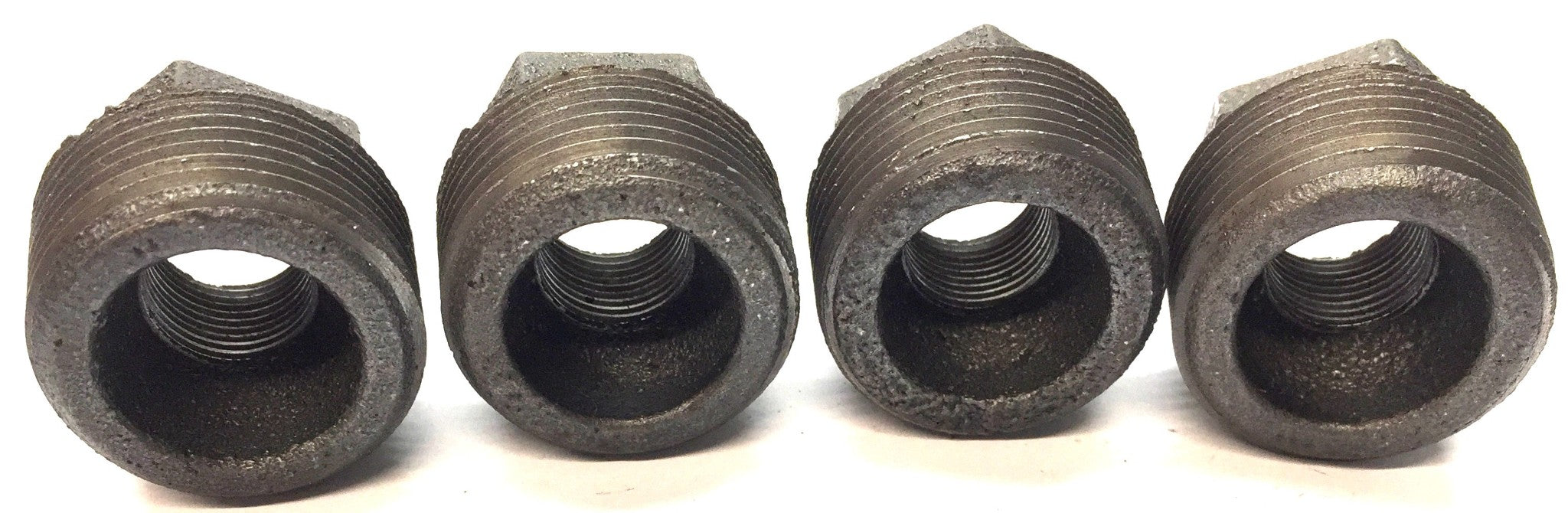 Unbranded Schedule 40 Black 1" x 3/8" Hex Bushing 13356-3D [Lot of 4] NOS