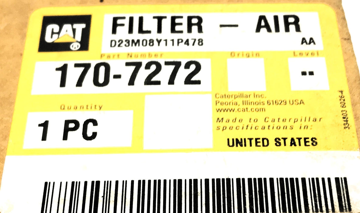CAT Caterpillar Air Filter 170-7272 NOS