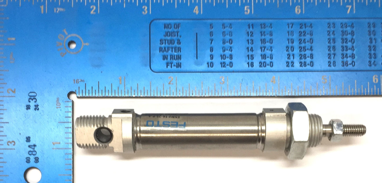 Festo Stainless Pneumatic Cylinder ESNU-16-25-P-A (19264) USED