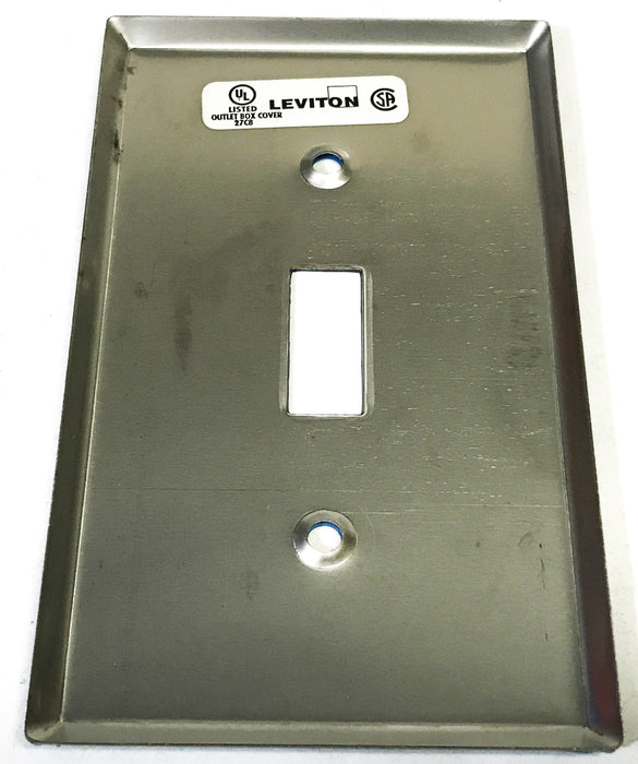 Leviton Toggle Switch Cover Plate 104-84001-40 [Lot of 9] NOS
