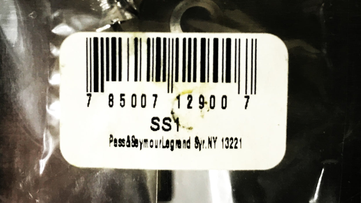Pass & Seymour Stainless Steel Toggle Switch Wall Plate SS1 [Lot of 10] NOS