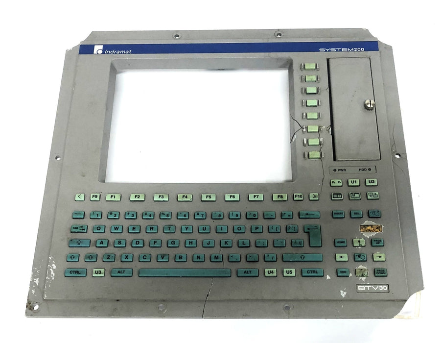 Indramat System200 Monitor Housing And Motherboard BTV30 USED