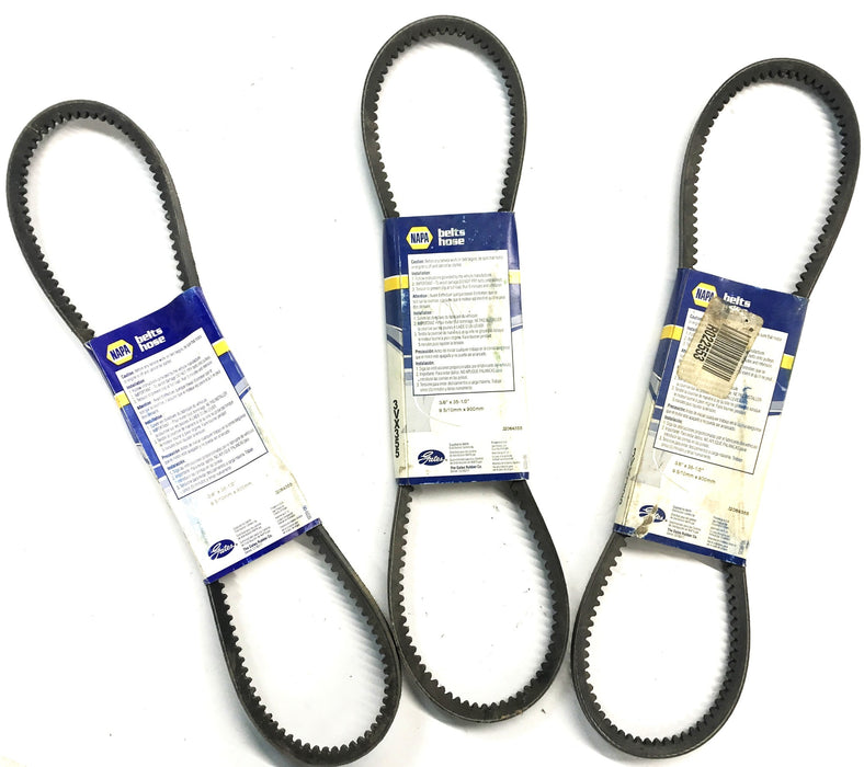 NAPA V-Belt 3VX355 [Lot Of 3] NOS
