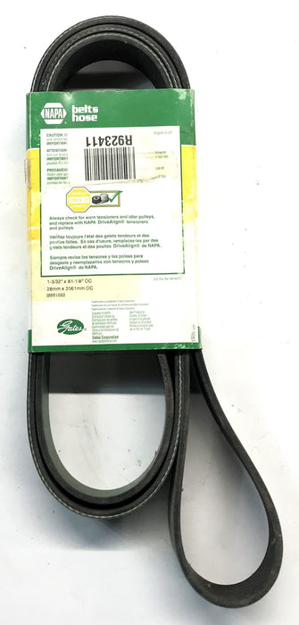 NAPA Serpentine Belt 080806HD NOS