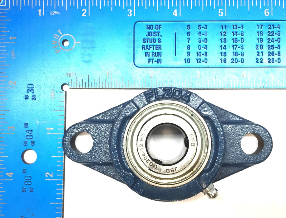 EGO 2-Bolt Pillow Block Bearing UCFL204-12 (UC204-12R3P6) [Lot of 6] NOS