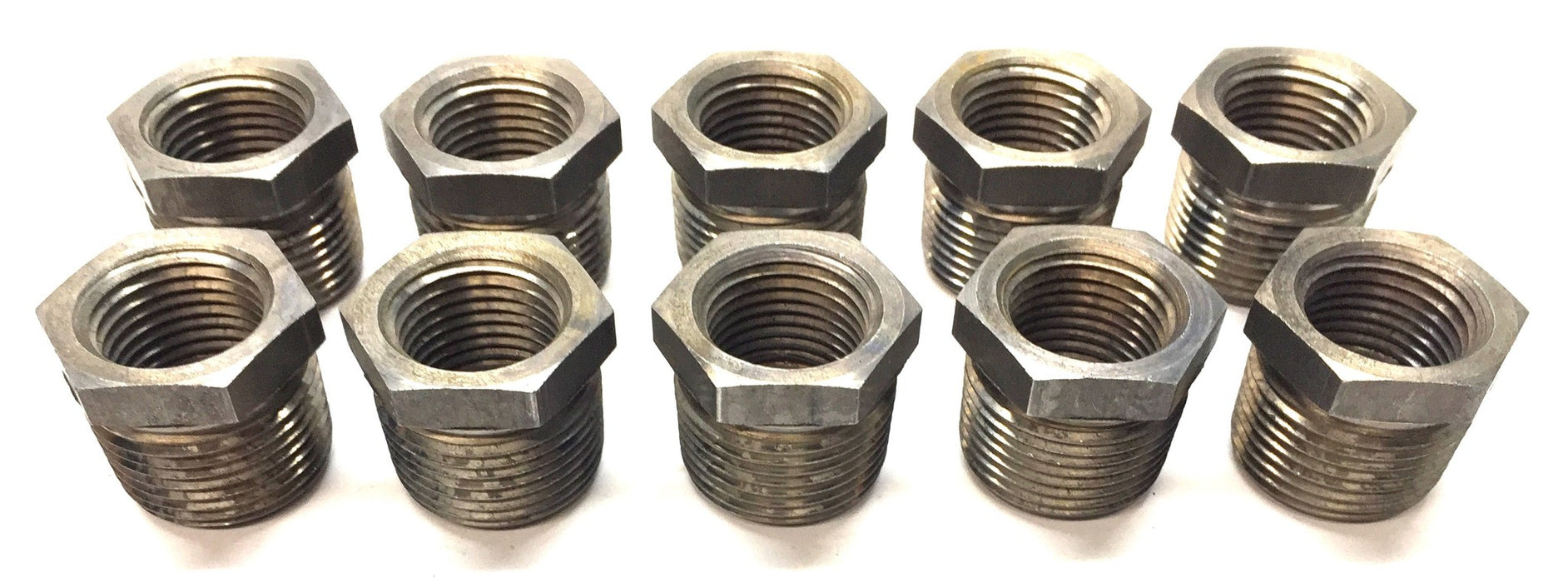 Unbranded 3/4" x 1/2" Black Schedule-40 Hex Bushing 13356D [Lot of 10] NOS