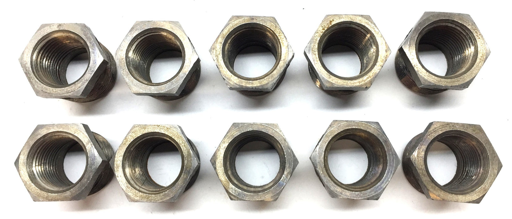 Unbranded 3/4" x 1/2" Black Schedule-40 Hex Bushing 13356D [Lot of 10] NOS
