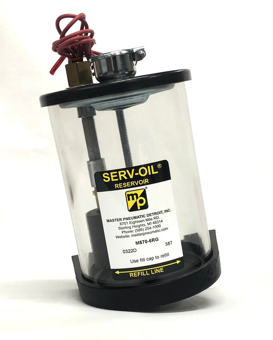 Master Pneumatic Serv-Oil Reservoir M570-6RG NOS
