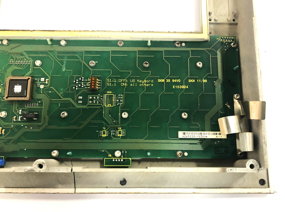 Indramat System200 Monitor Housing And Motherboard BTV30 USED
