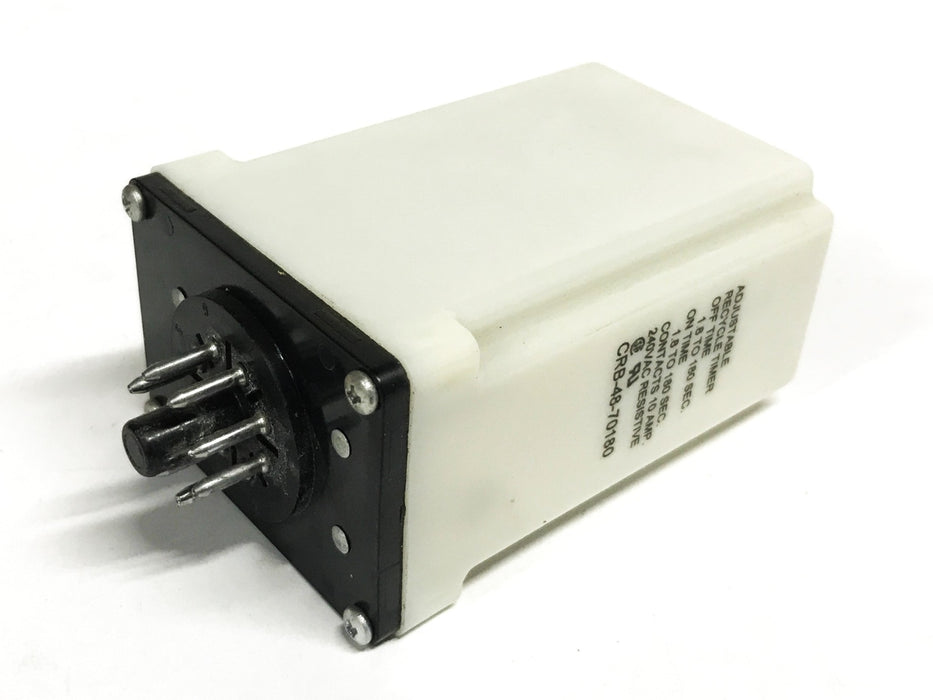 Potter & Brumfield Adjustable Time Delay Relay CRB-48-7180 NOS