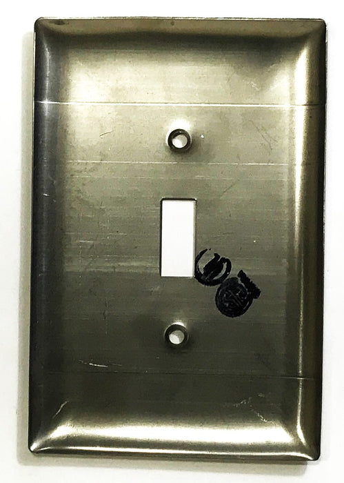 Sierra Electric 5-1/4 x 3-1/4 inch Steel Wall Plate (NO SCREWS) [Lot of 7] NOS